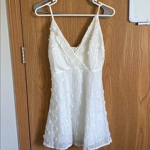 White Dress with White Detailing